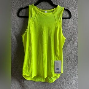 Lululemon sculpt tank size 4 neon